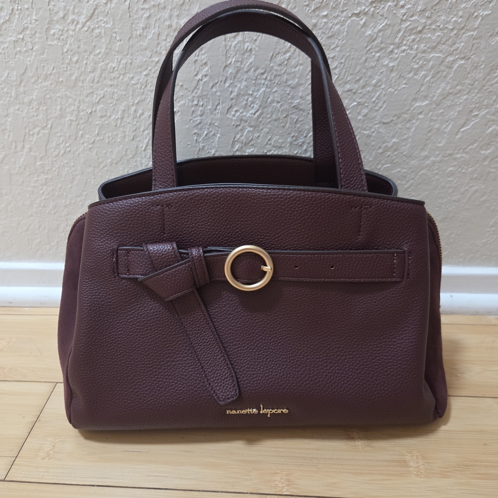 Nanette Lepore Deep Burgundy Satchel